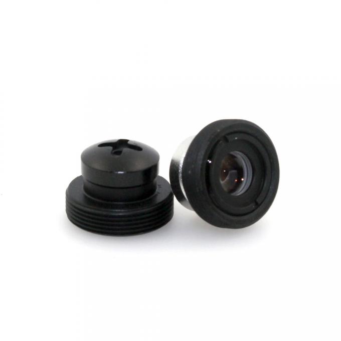 LENTE de la lente M12 del tablero de la lente del botón del color del negro de la lente de 3.7m m PARA la cámara de seguridad del CCTV