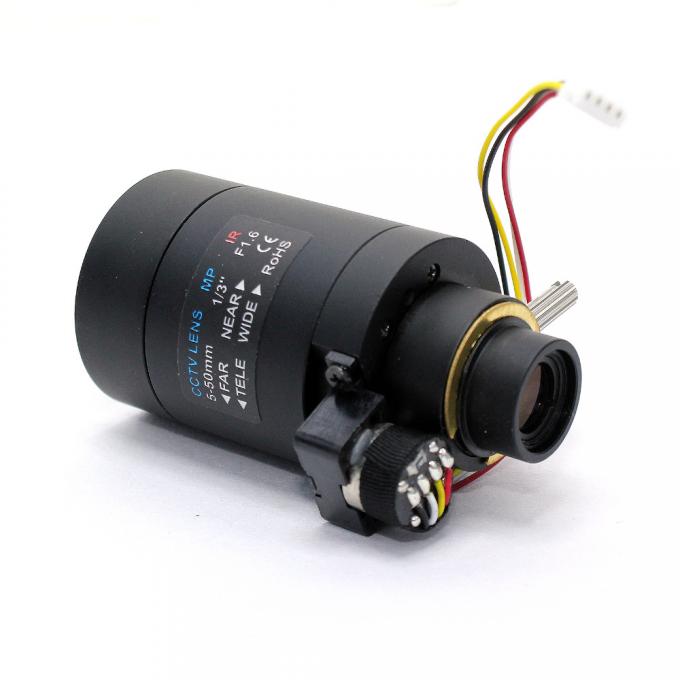 Opinión auto de la abertura de DC del soporte D14 de la lente 5-50m m de HD Varifocal cerca del 100m para la cámara CCTV de Analog/720P/1080P AHD/CVI/TVI/IP