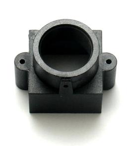 Tenedor de la lente del soporte del plástico M12 del espaciamiento del agujero del tenedor 20m m de la lente del S-soporte para la distancia del agujero del sensor 20m m del CCD Cmos
