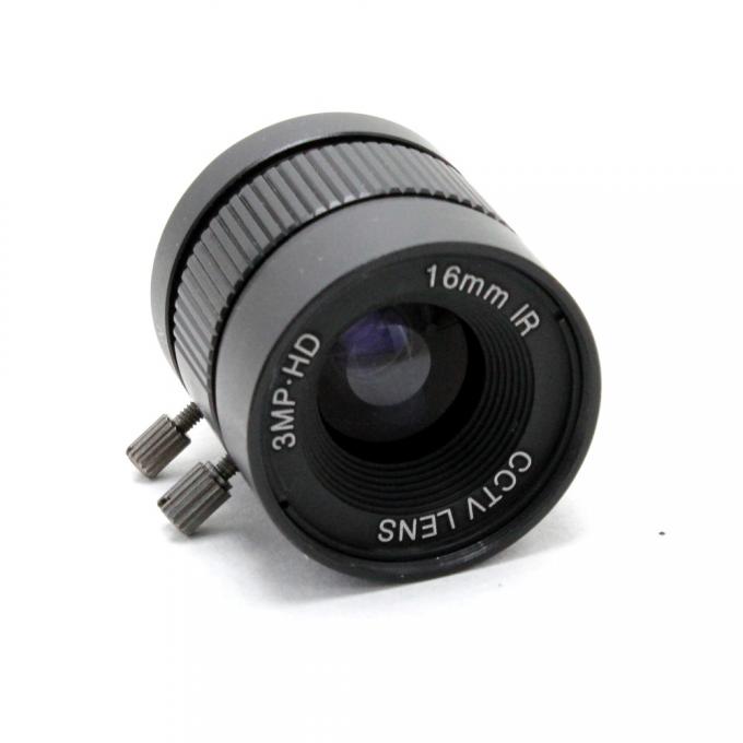 lente de cámara CCTV industrial de la lente del soporte del iris C del manual el 1/2 de la lente de 3MP HD 16m m para la cámara IP de la cámara de HD