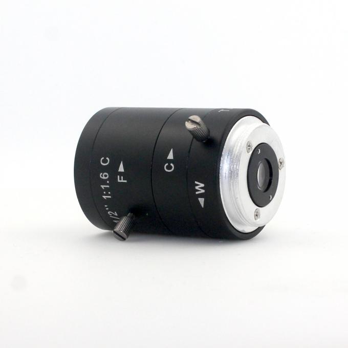 lente manual Vari-focal del CCTV del iris de la lente industrial del soporte HD de la LENTE C de 3.0MP 6-12m m para la cámara CCTV