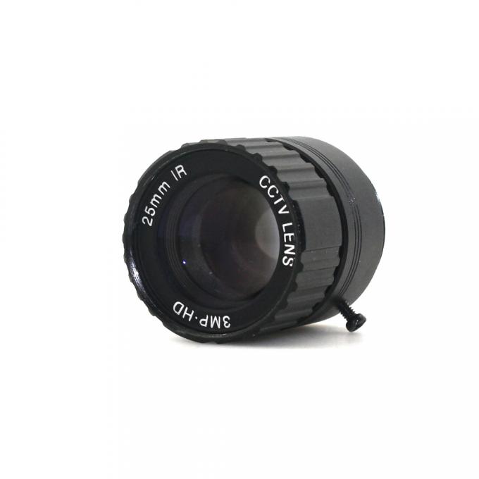 lente del CS 3MP de 25m m lente de cámara de seguridad del IR de 14 grados para las cámaras del IP AHD HDCVI SDI de HD