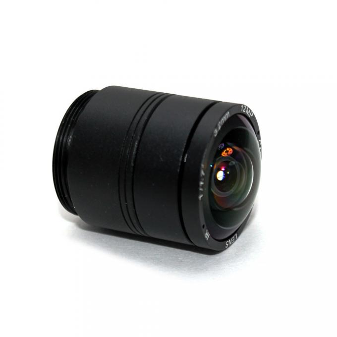 lente fija 12MP 3.2m m del CS de la lente de 12Megapixel 4K 3.2m m 150 grados 1/1.7 pulgadas para la cámara de caja del CCTV del IP 4K