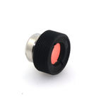 Metal 6mm Button Lens 1/3" Format Silver Color For CCTV Security Camera